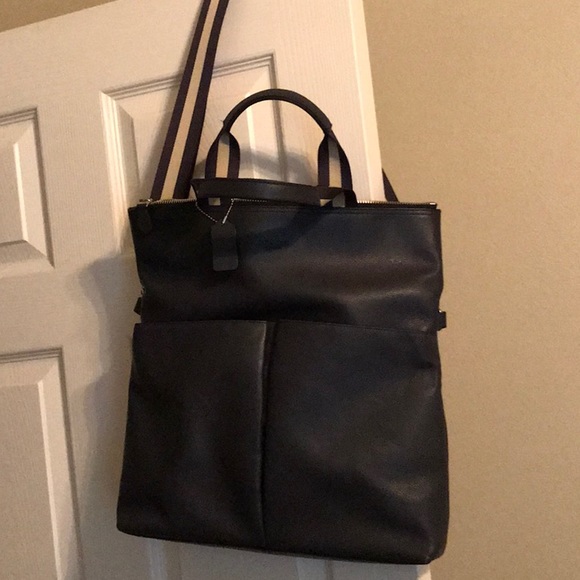 coach charles foldover tote